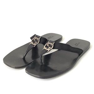 Gucci Leather Thong Sandals